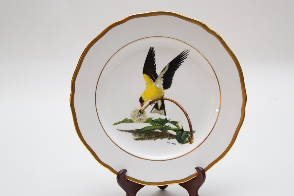 Six Ray Harm for Spode Collector Songbird Plates