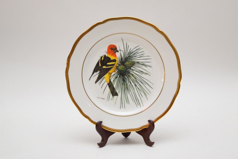 Six Ray Harm for Spode Collector Songbird Plates