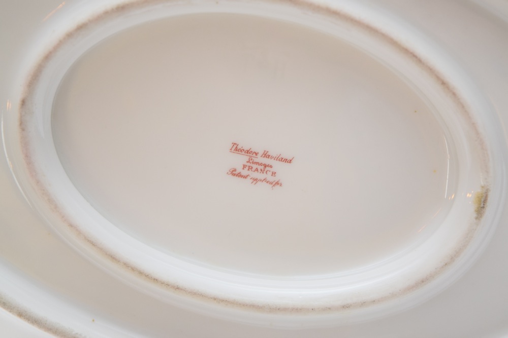 Limoges Gravy Boat and Perfect Porcelain Charger