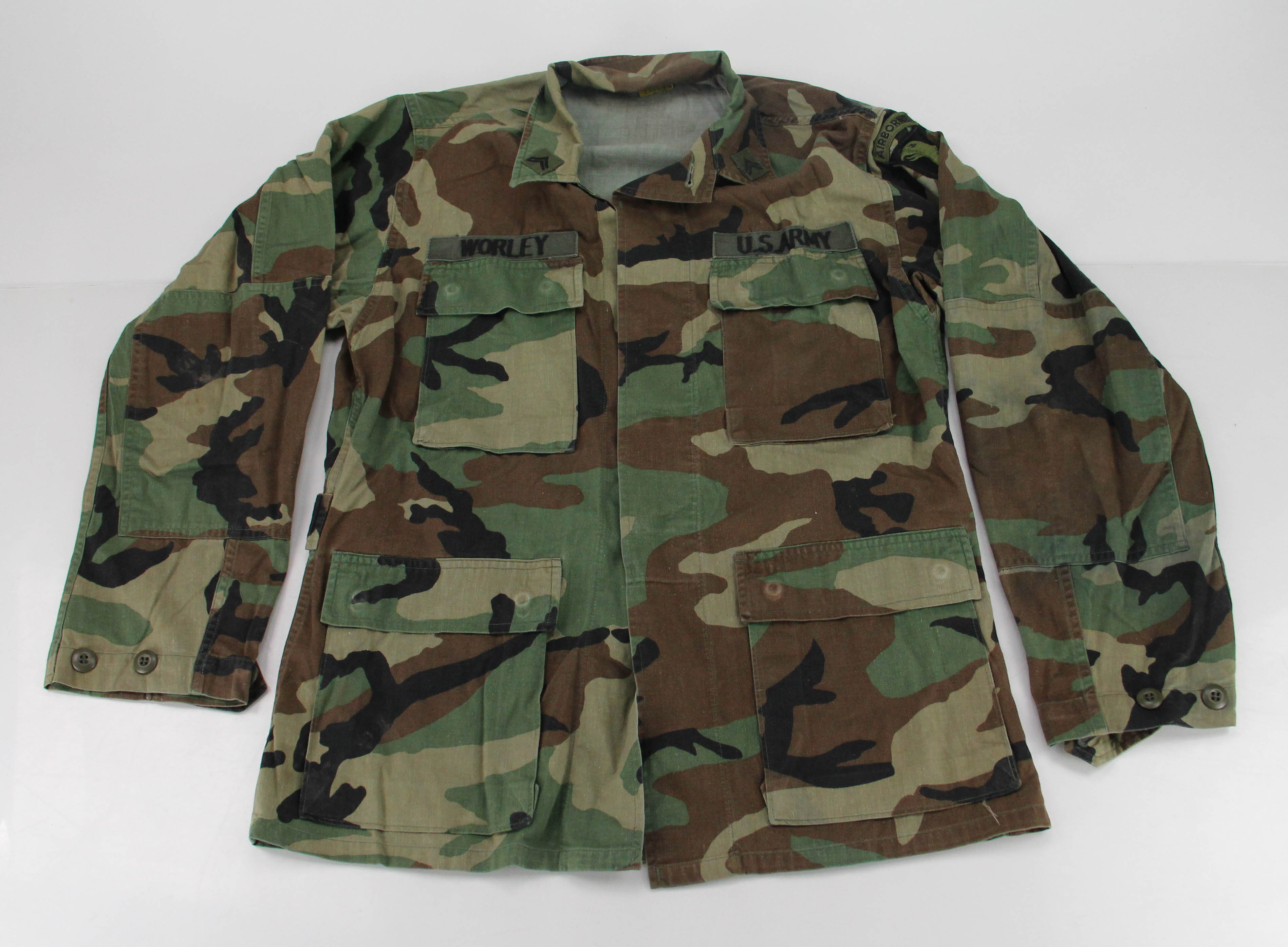 Vintage U.S. Army 101st Airborne Camouflage Shirts and Pants