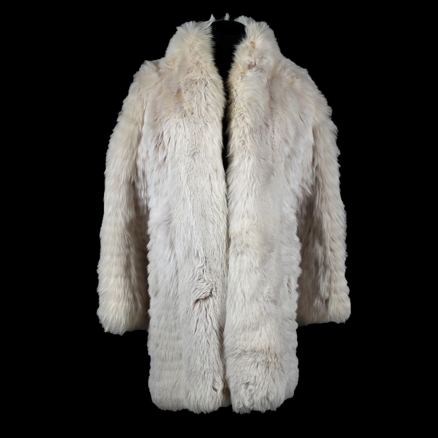 Fox Fur Stroller with Misspelled "Tanya Tuker" Embroidered Lining