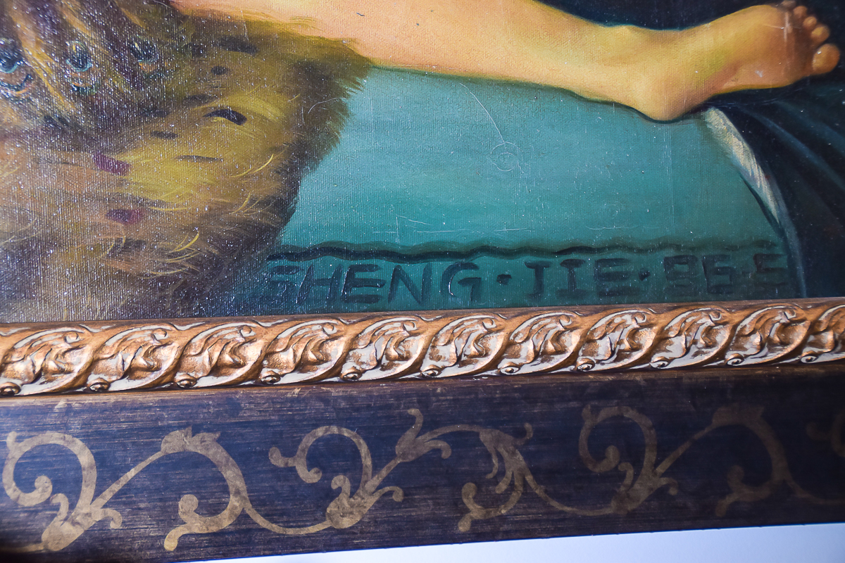 "La Grand Odalisque"  Reproduction Oil Painting After Jean Auguste Dominique Ingres