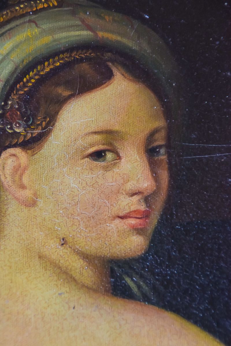 "La Grand Odalisque"  Reproduction Oil Painting After Jean Auguste Dominique Ingres