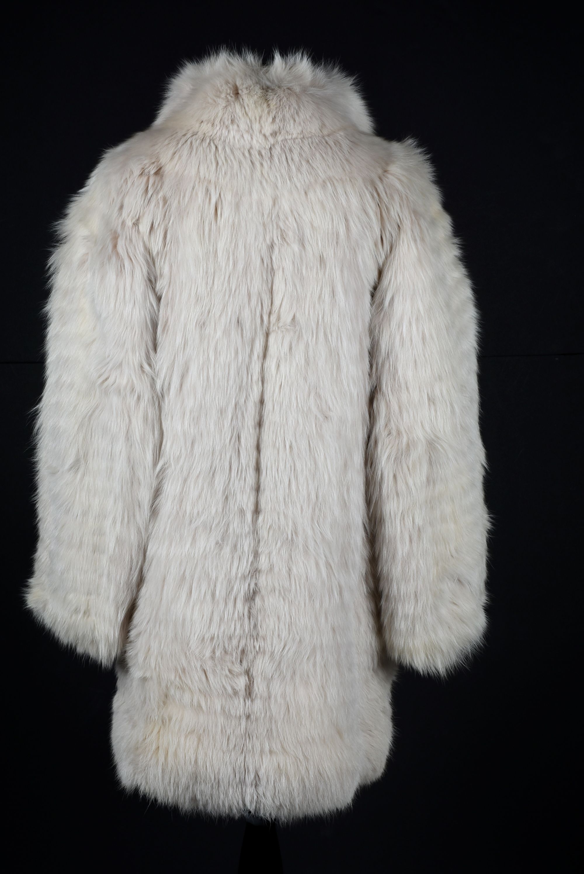 Fox Fur Stroller with Misspelled "Tanya Tuker" Embroidered Lining