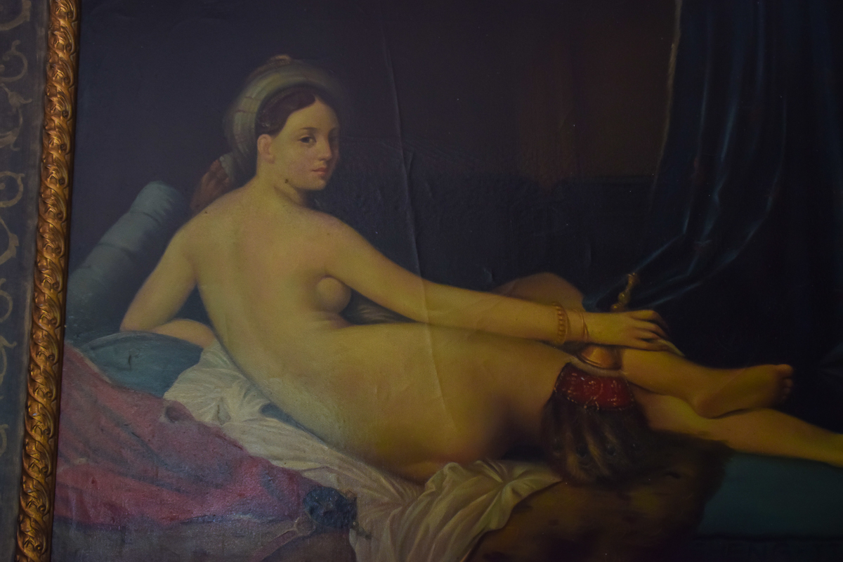 "La Grand Odalisque"  Reproduction Oil Painting After Jean Auguste Dominique Ingres