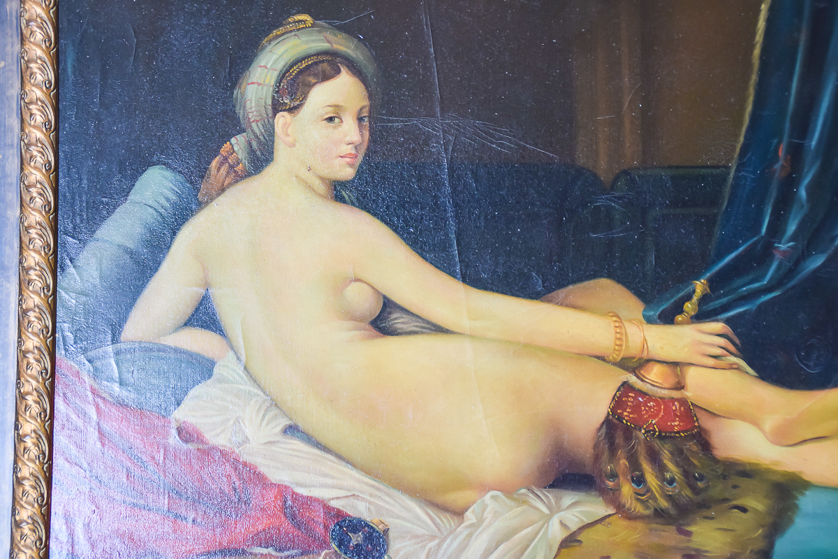 "La Grand Odalisque"  Reproduction Oil Painting After Jean Auguste Dominique Ingres