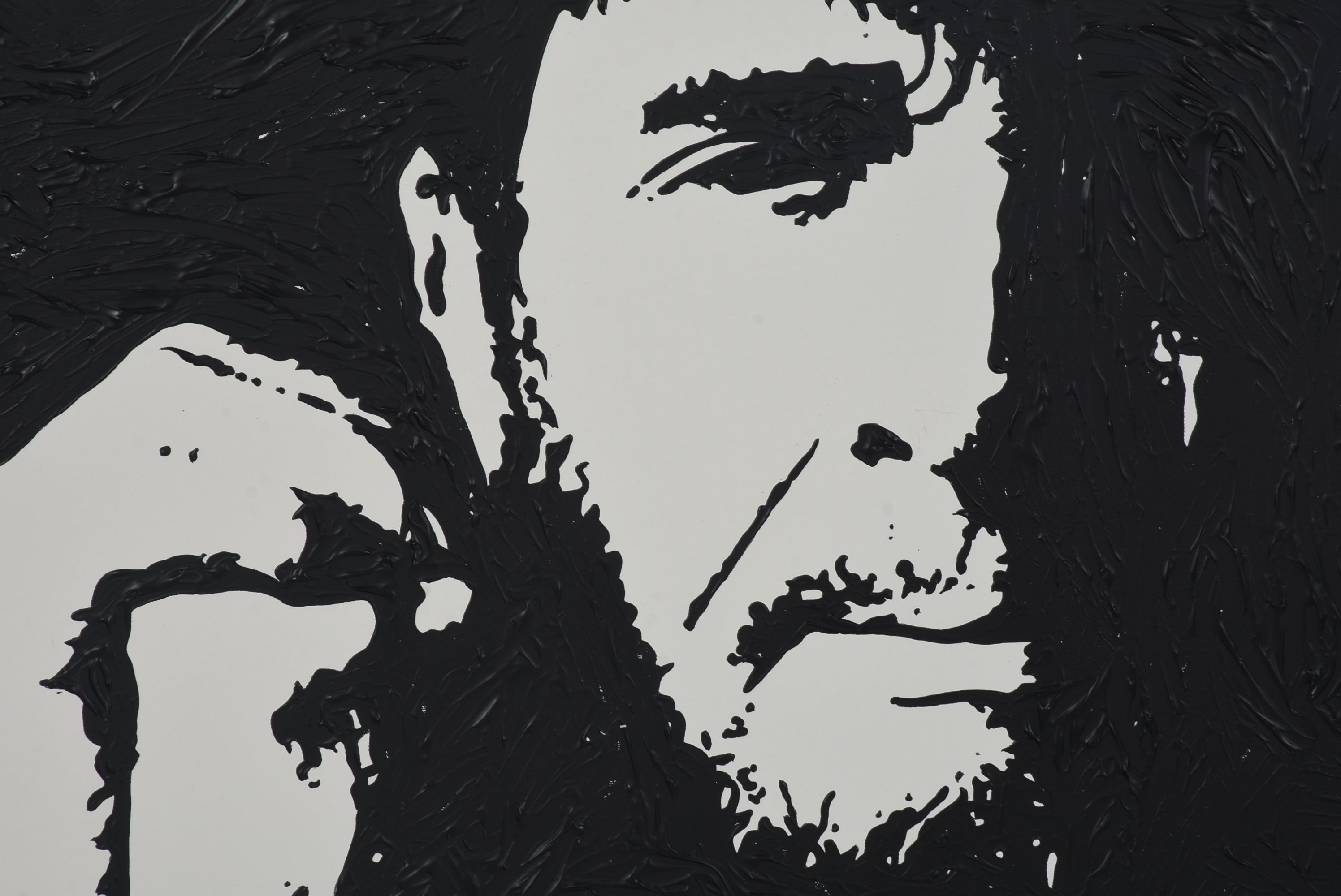Original Pop Art Painting on Canvas of Merle Haggard
