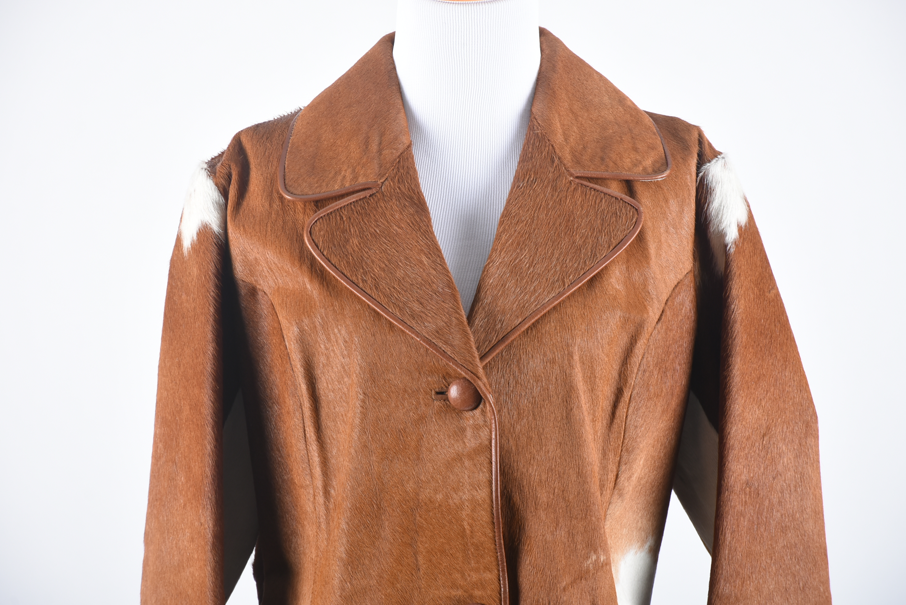 Cowhide Leather Coat