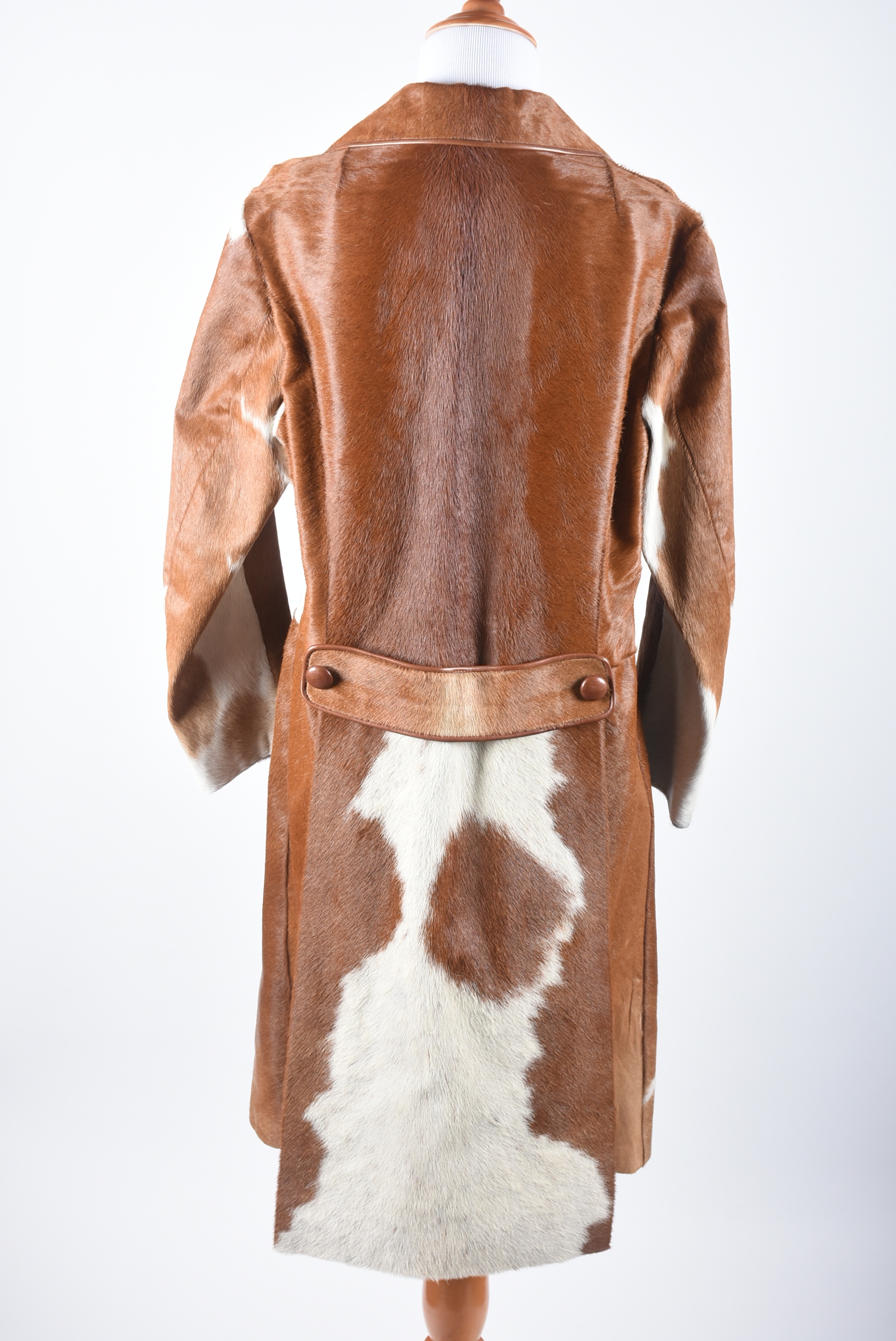 Cowhide Leather Coat