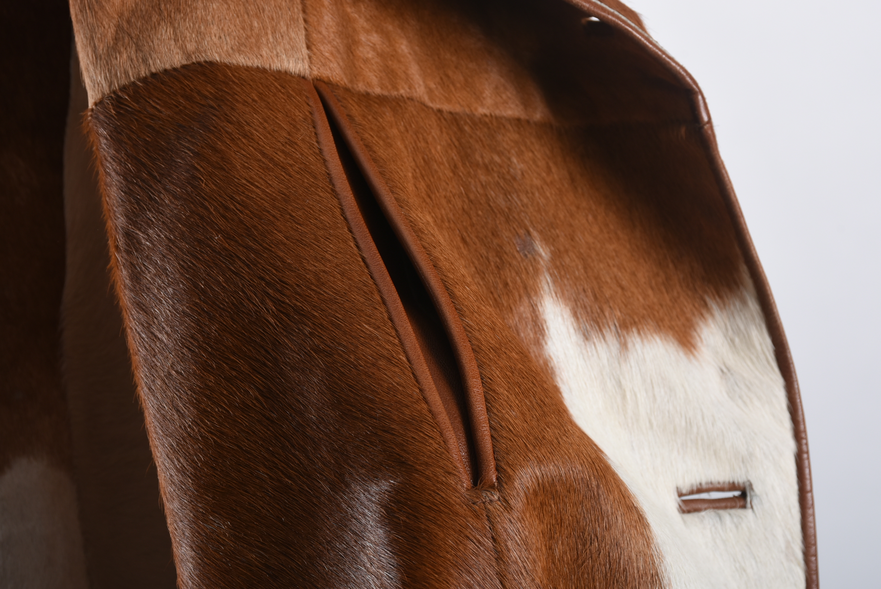 Cowhide Leather Coat