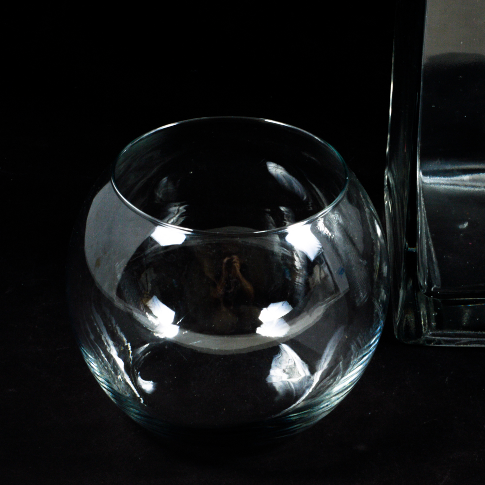 Three Modern Glass Vessels