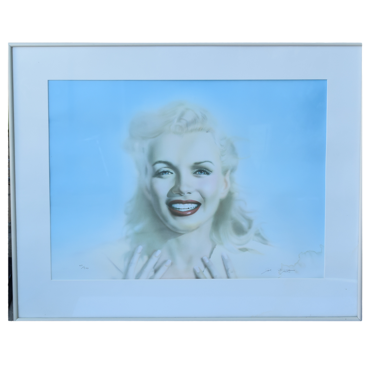 John Mattos "Portrait of Marilyn" Offset Lithograph With COA