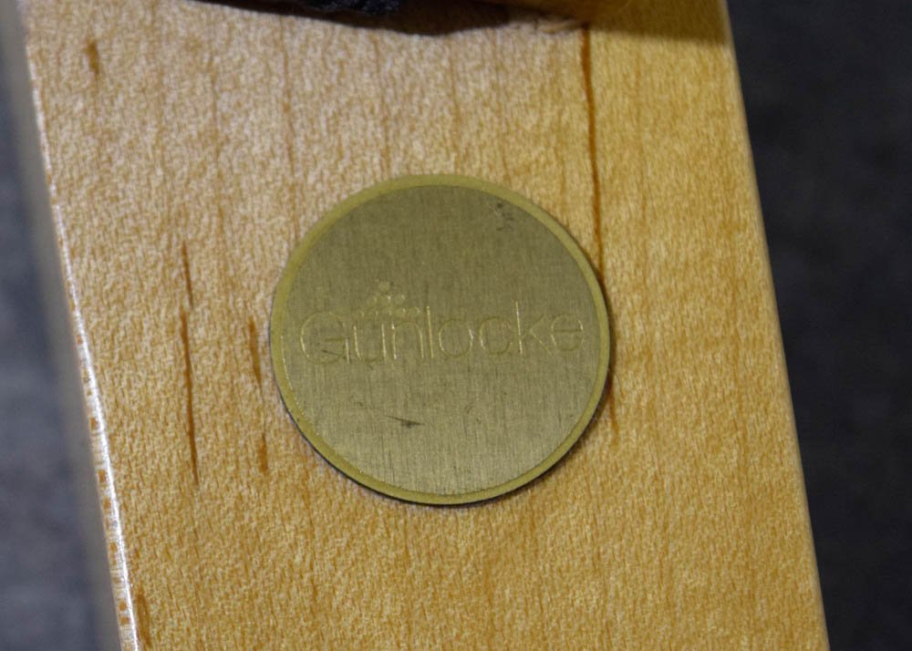 Pair of Vintage Upholstered Gunlocke Side Chairs