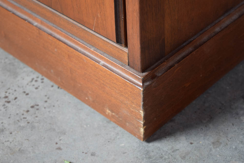 Large Oak Desk by Kimball