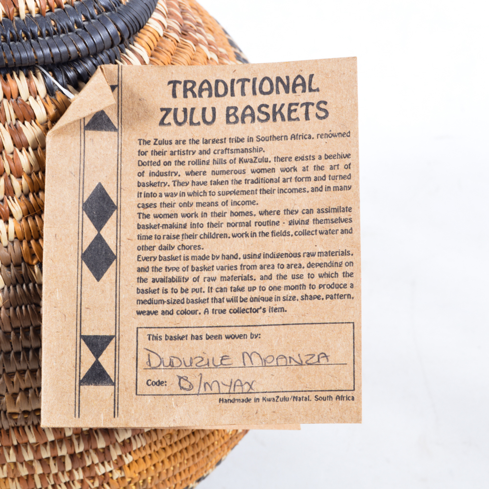 Handmade Traditional Ukhamba Zulu Basket