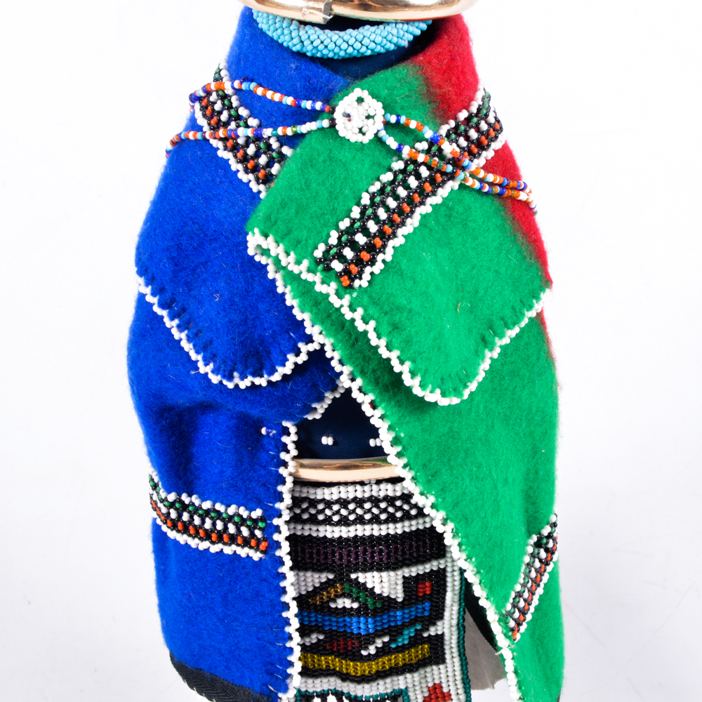 South African Ndebele Beaded Initiation Doll