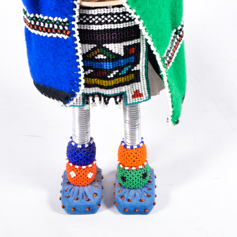 South African Ndebele Beaded Initiation Doll