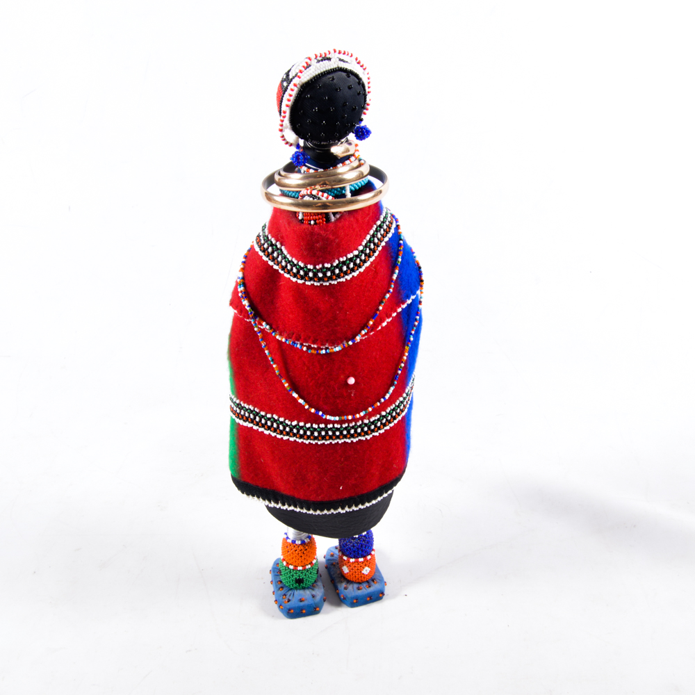 South African Ndebele Beaded Initiation Doll