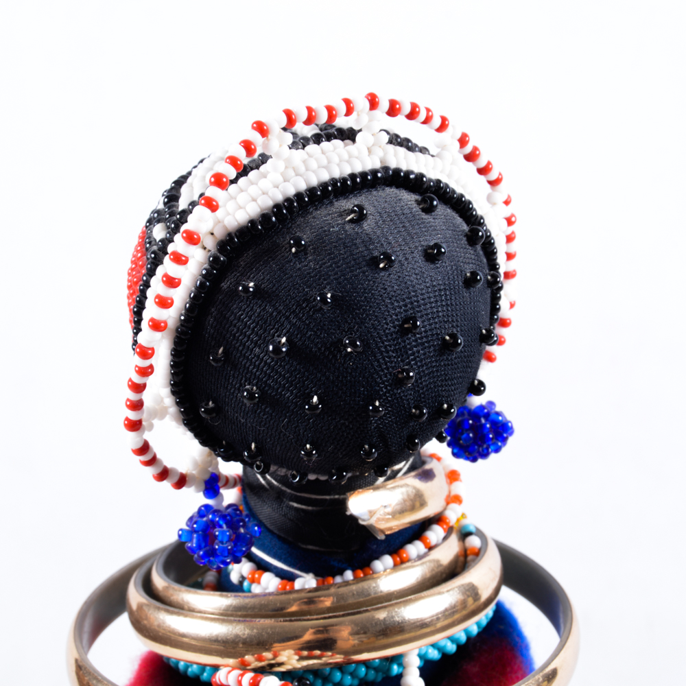 South African Ndebele Beaded Initiation Doll