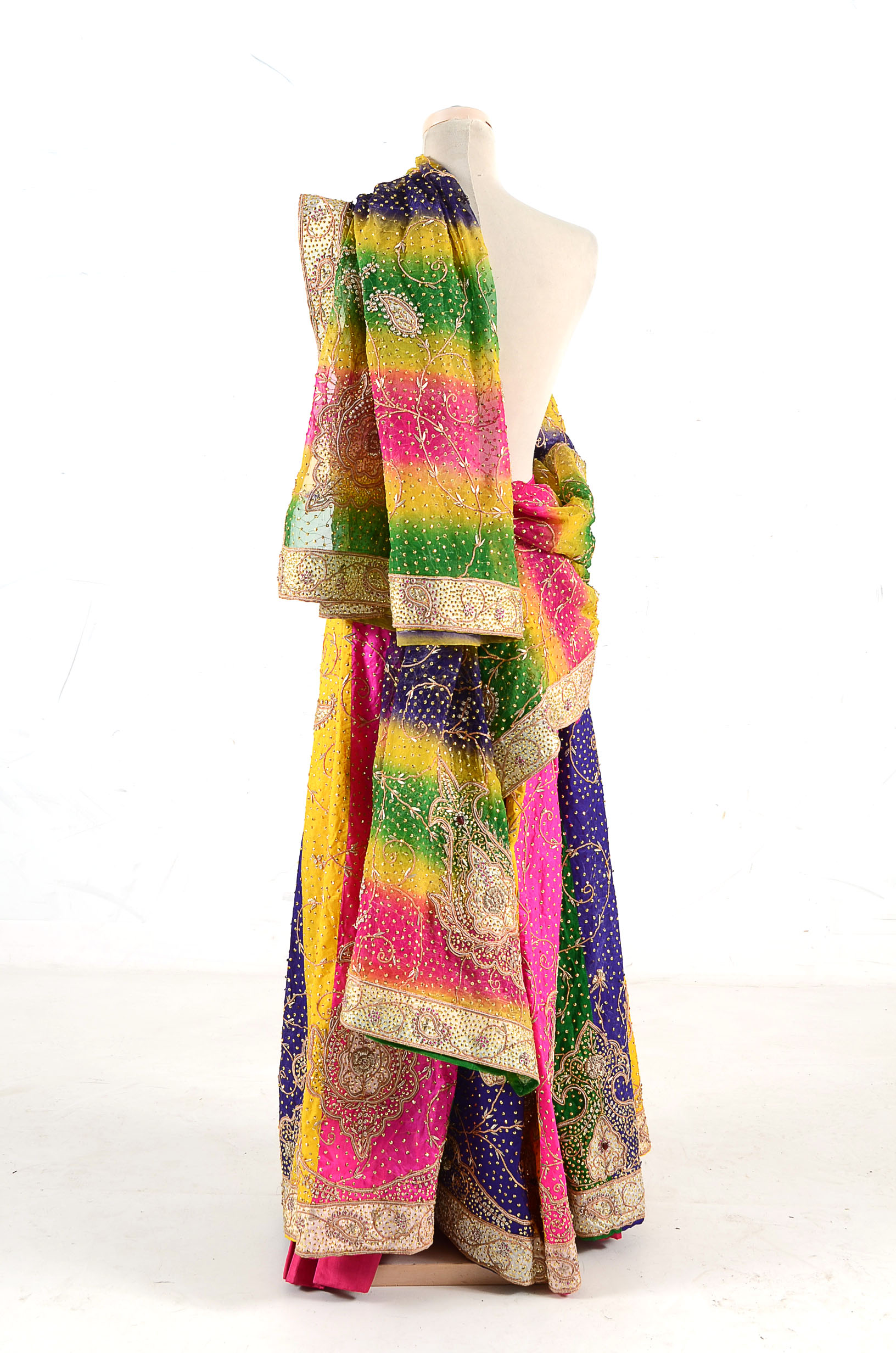 Indian Sari and Skirt