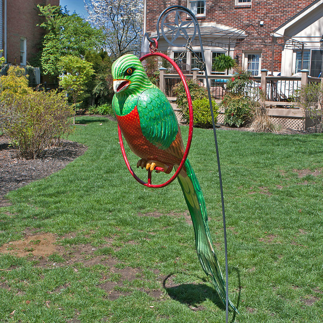 Large Signed Sergio Bustamante Paper Mache Parrot