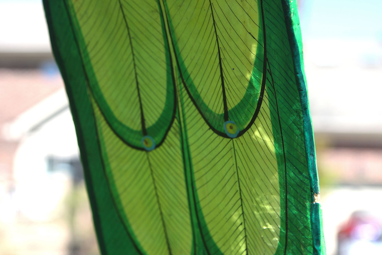 Large Signed Sergio Bustamante Paper Mache Parrot