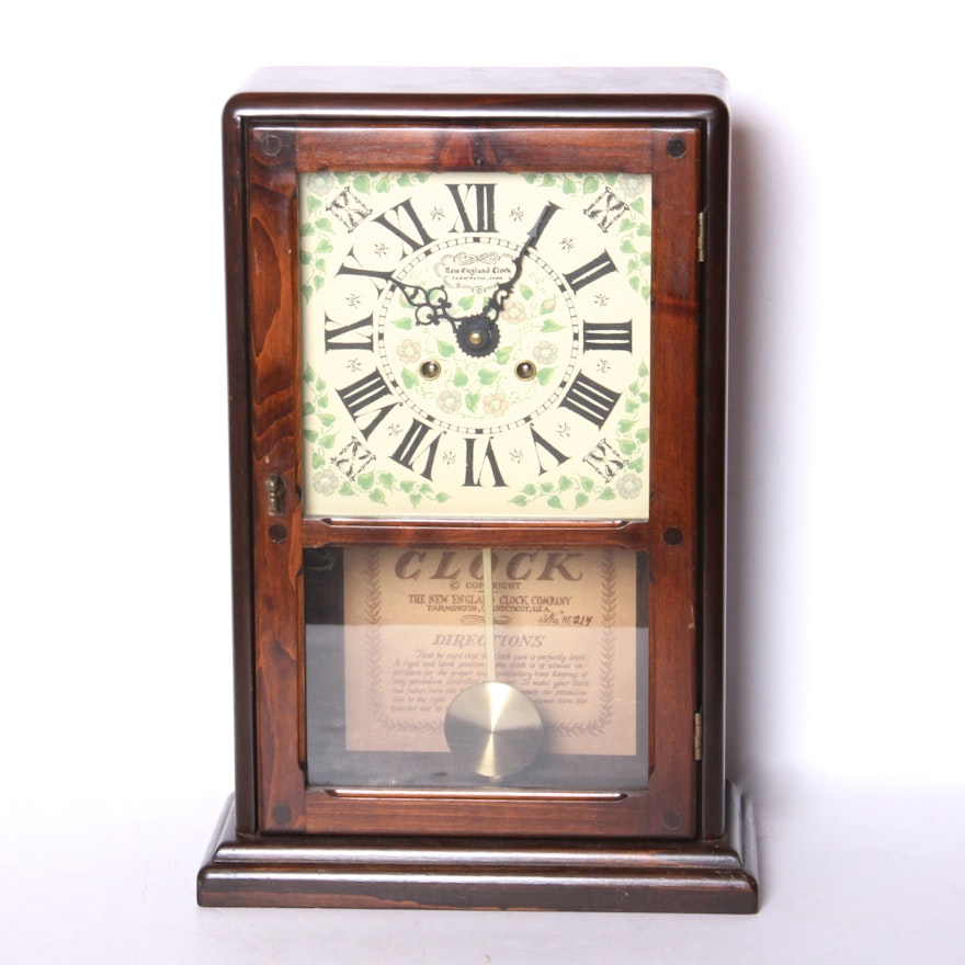 Vintage New England Mantle Clock