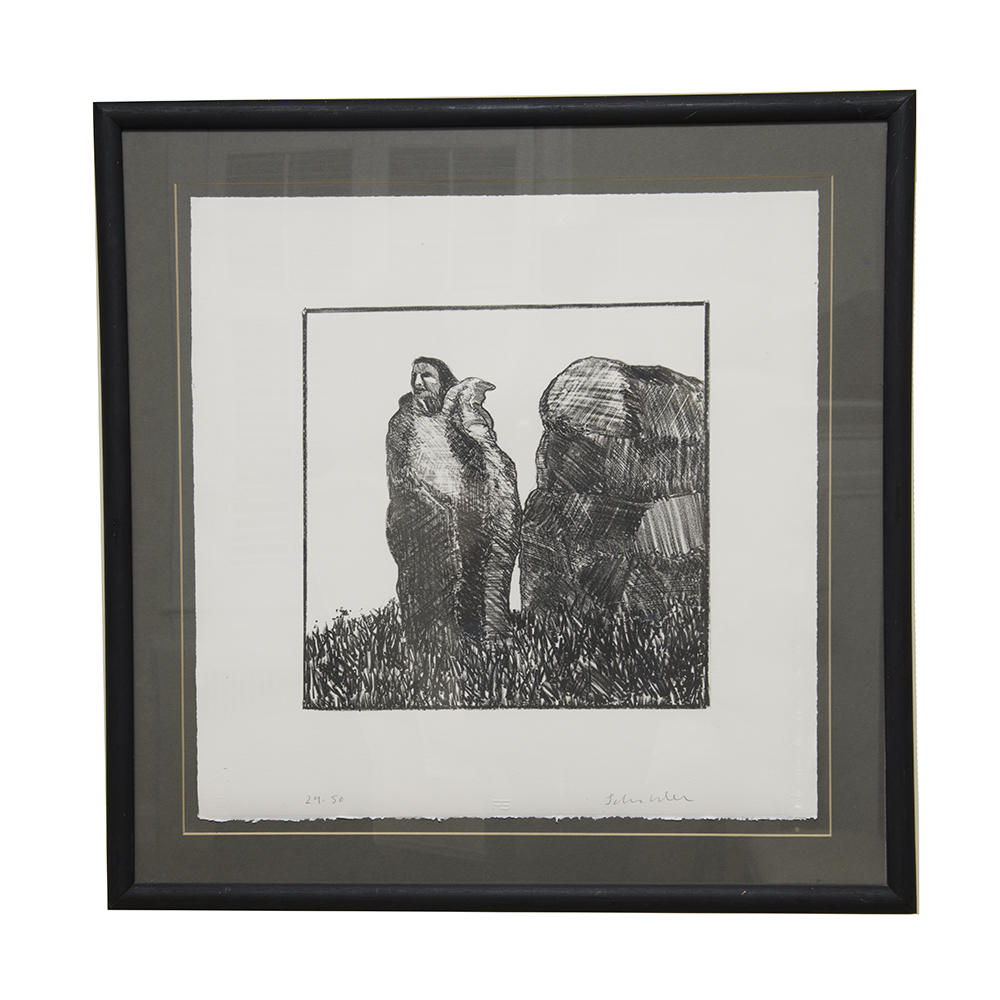 Fritz Scholder "Mission Indian" Lithograph