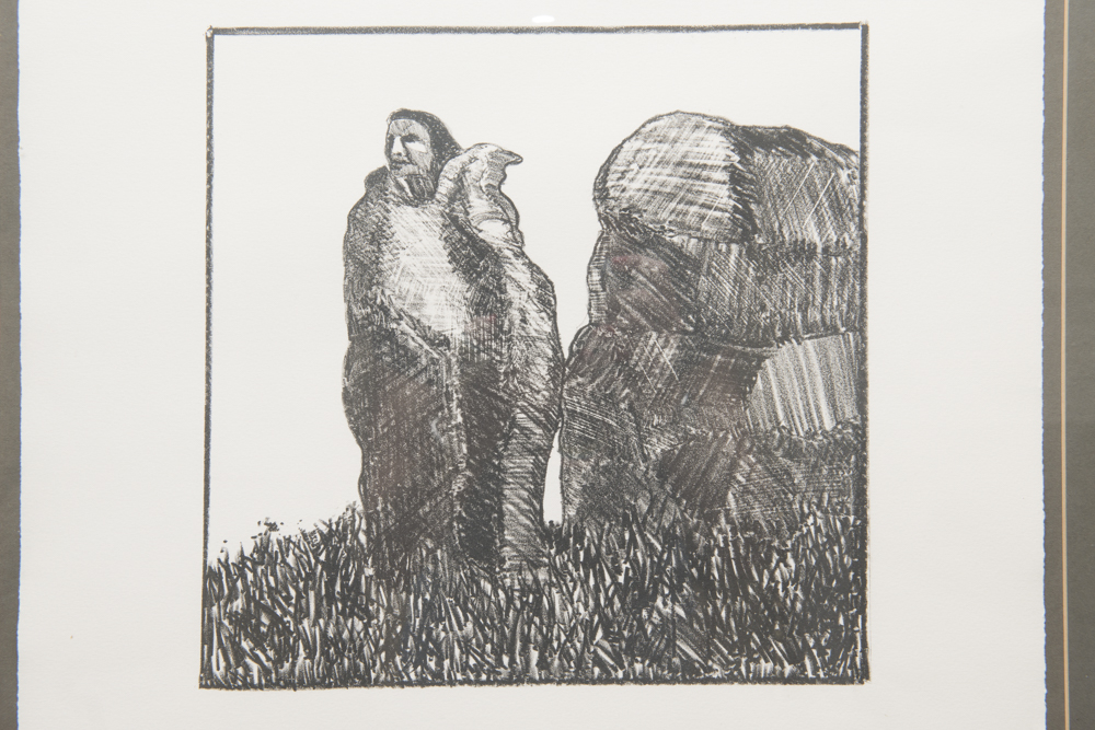 Fritz Scholder "Mission Indian" Lithograph