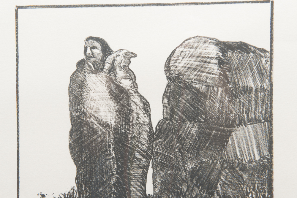 Fritz Scholder "Mission Indian" Lithograph