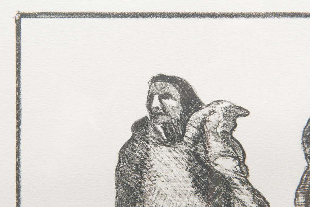 Fritz Scholder "Mission Indian" Lithograph