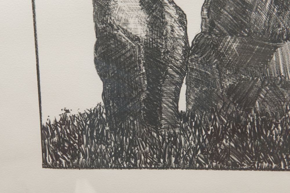 Fritz Scholder "Mission Indian" Lithograph