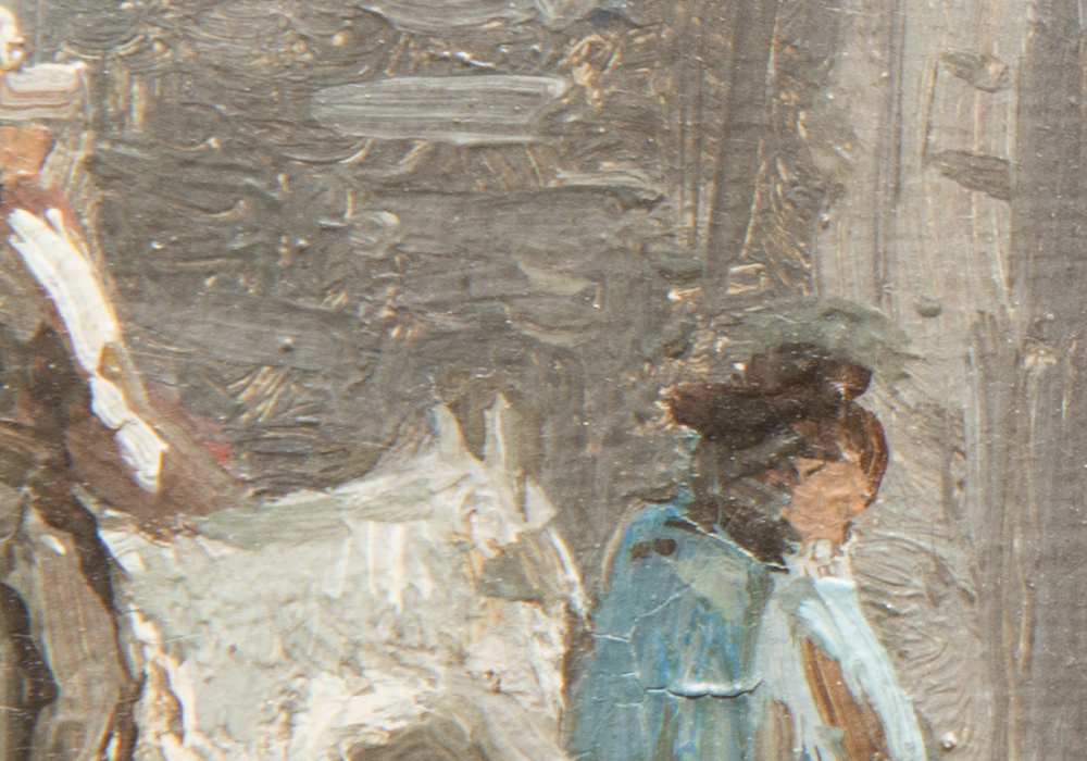 Henry Frank Shapleigh "Windmill South Yarmouth, Mass" Oil on Canvas