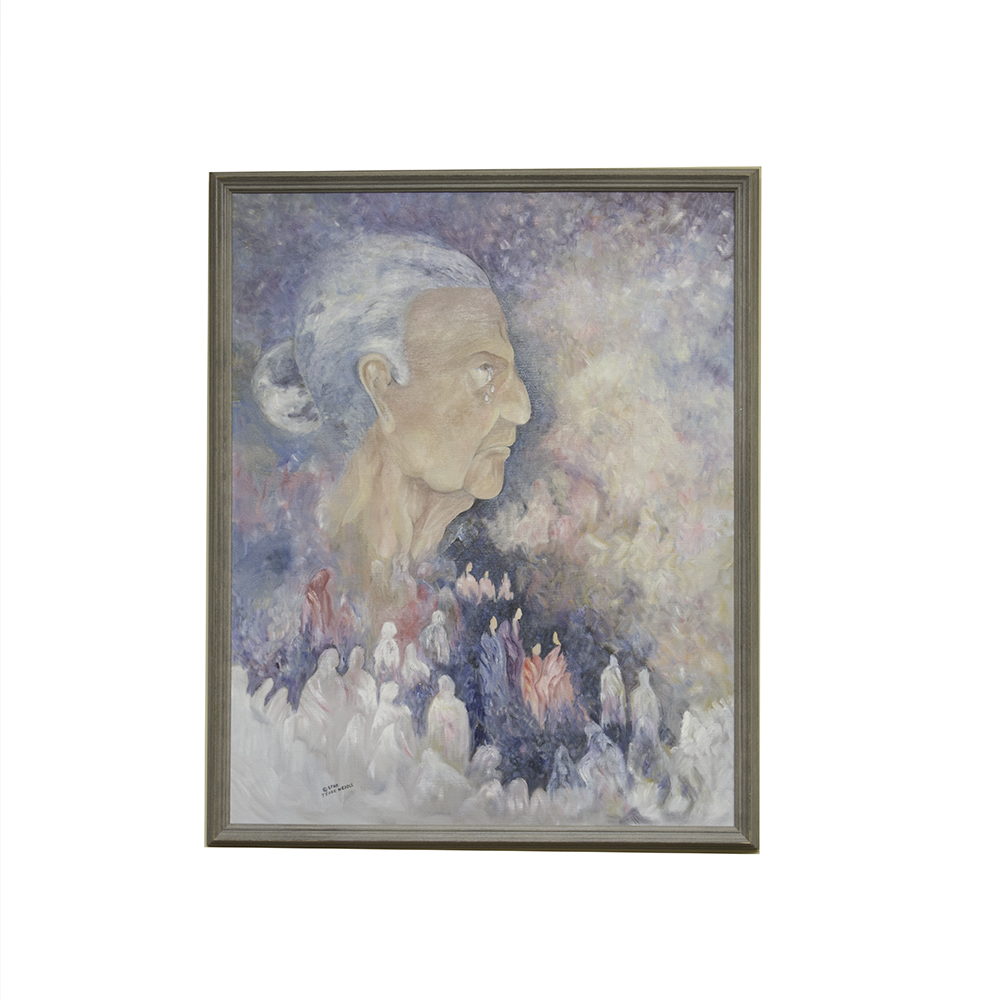 Star Tehee Weddle "Beyond the Tears" Acrylic on Canvas