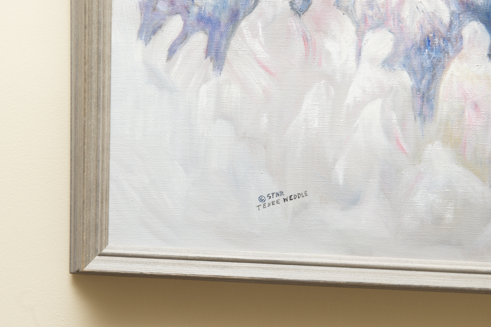 Star Tehee Weddle "Beyond the Tears" Acrylic on Canvas