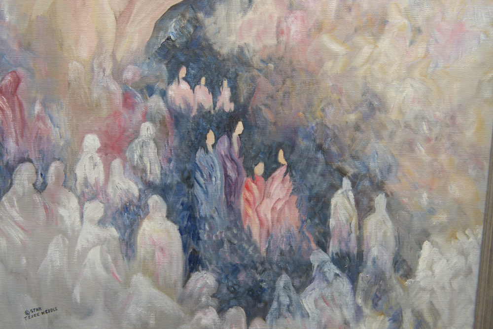 Star Tehee Weddle "Beyond the Tears" Acrylic on Canvas