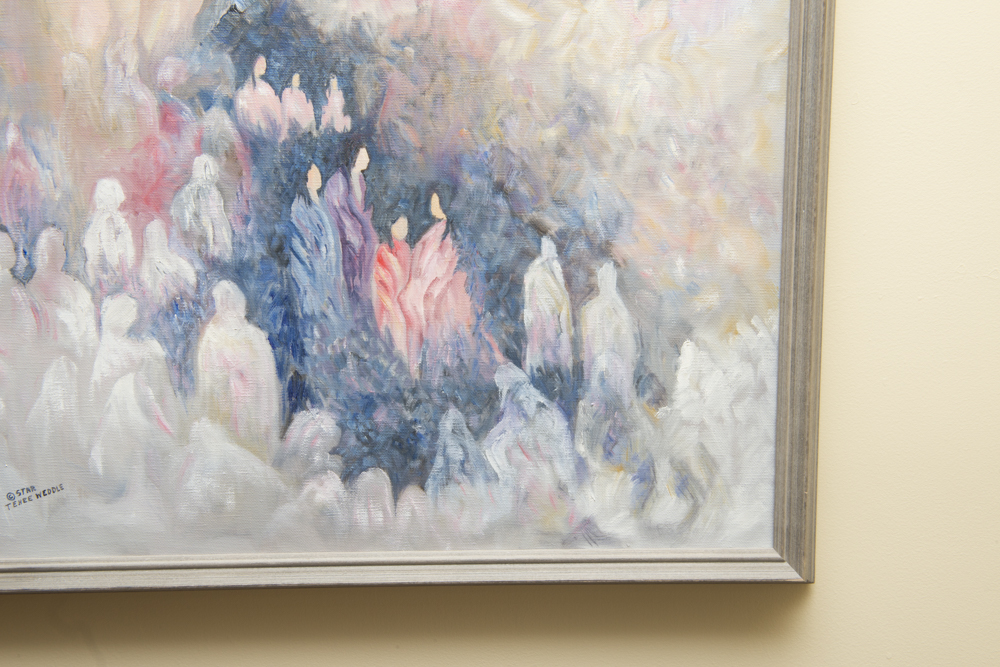 Star Tehee Weddle "Beyond the Tears" Acrylic on Canvas