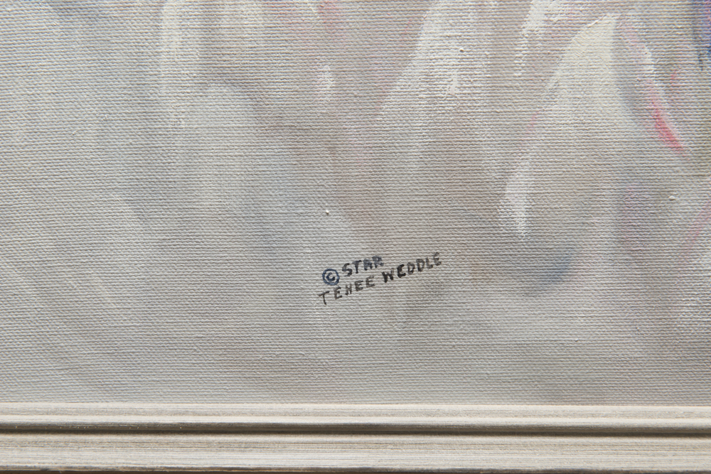 Star Tehee Weddle "Beyond the Tears" Acrylic on Canvas