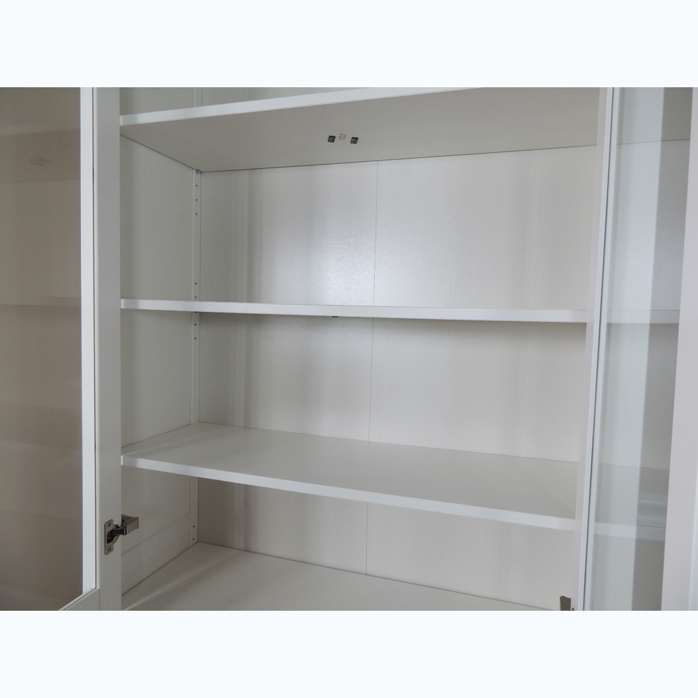 White IKEA Hemnes Hutch Cabinet