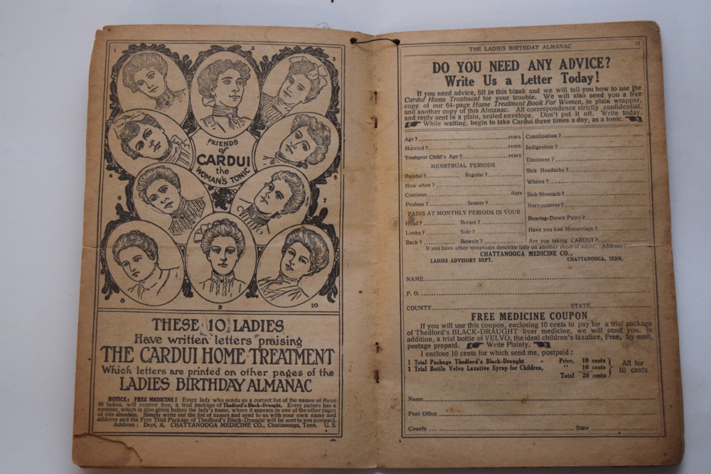 1913 The Ladies Birthday Almanac
