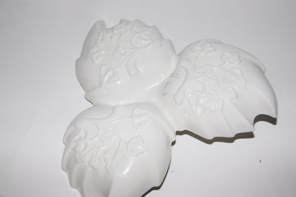 Vintage Made in Italy for Bonwit Teller Three Part Appetizer Bowl