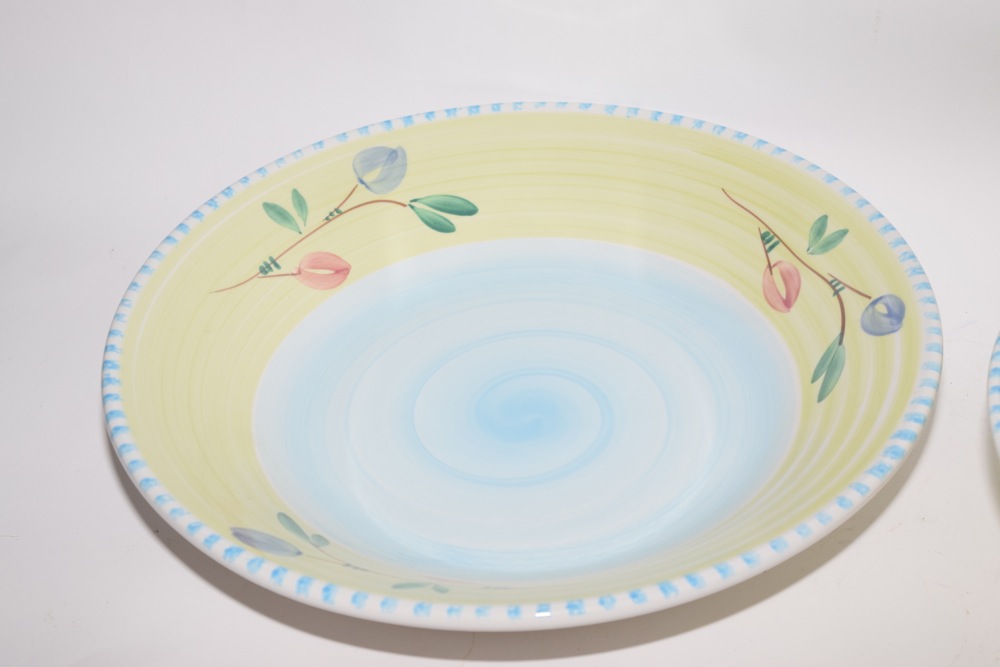 Extra Large Villa Romano Italian Ceramic Serving Bowls