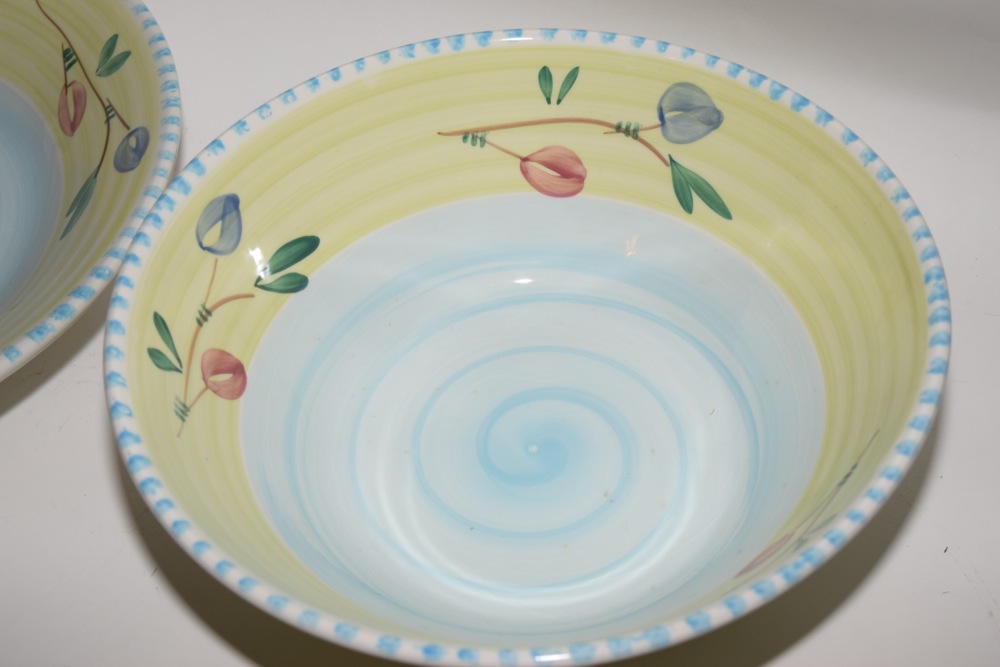 Extra Large Villa Romano Italian Ceramic Serving Bowls