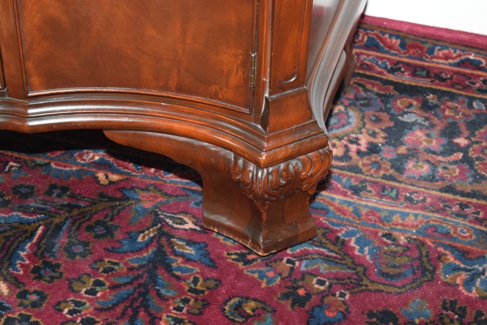 Mid-Century Mahogany China Hutch