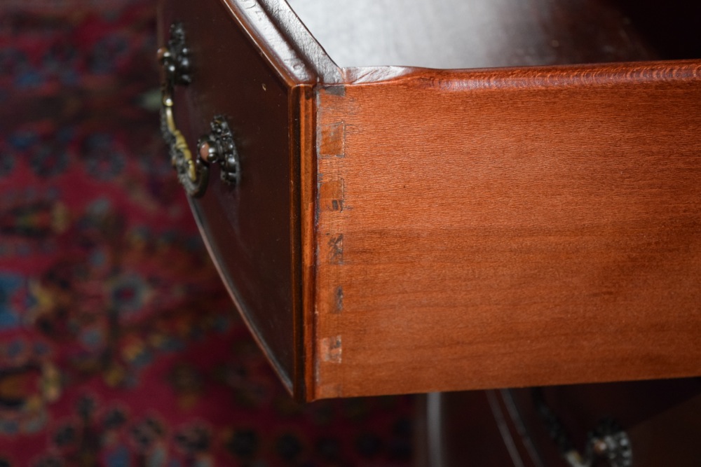 Mid-Century Mahogany China Hutch