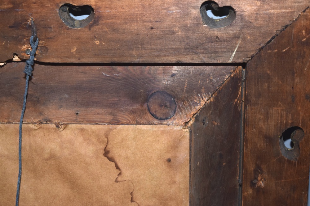 Large Antique Ornately Carved Gilt Beveled Wall Mirror