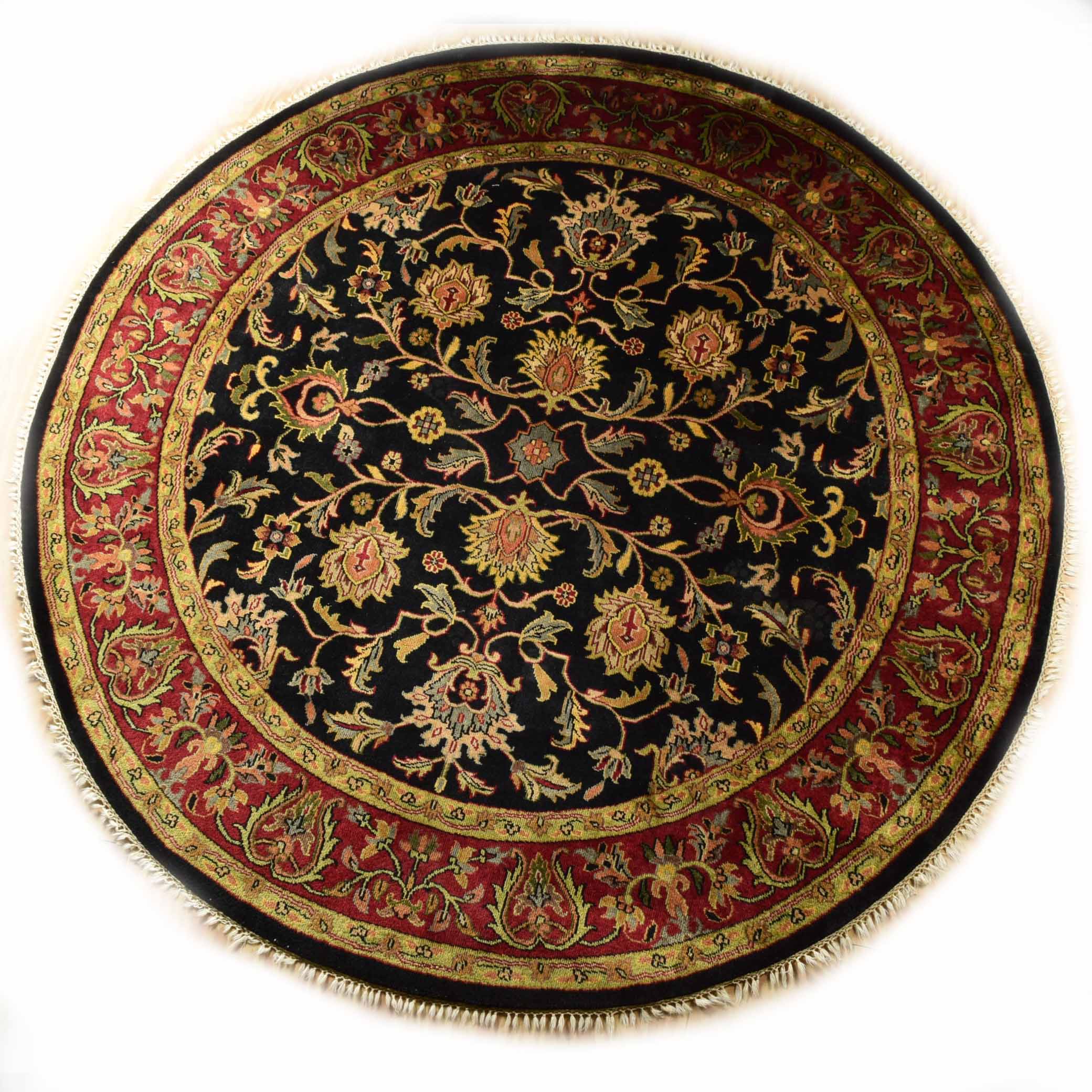 Round Agra Persian Style Rug