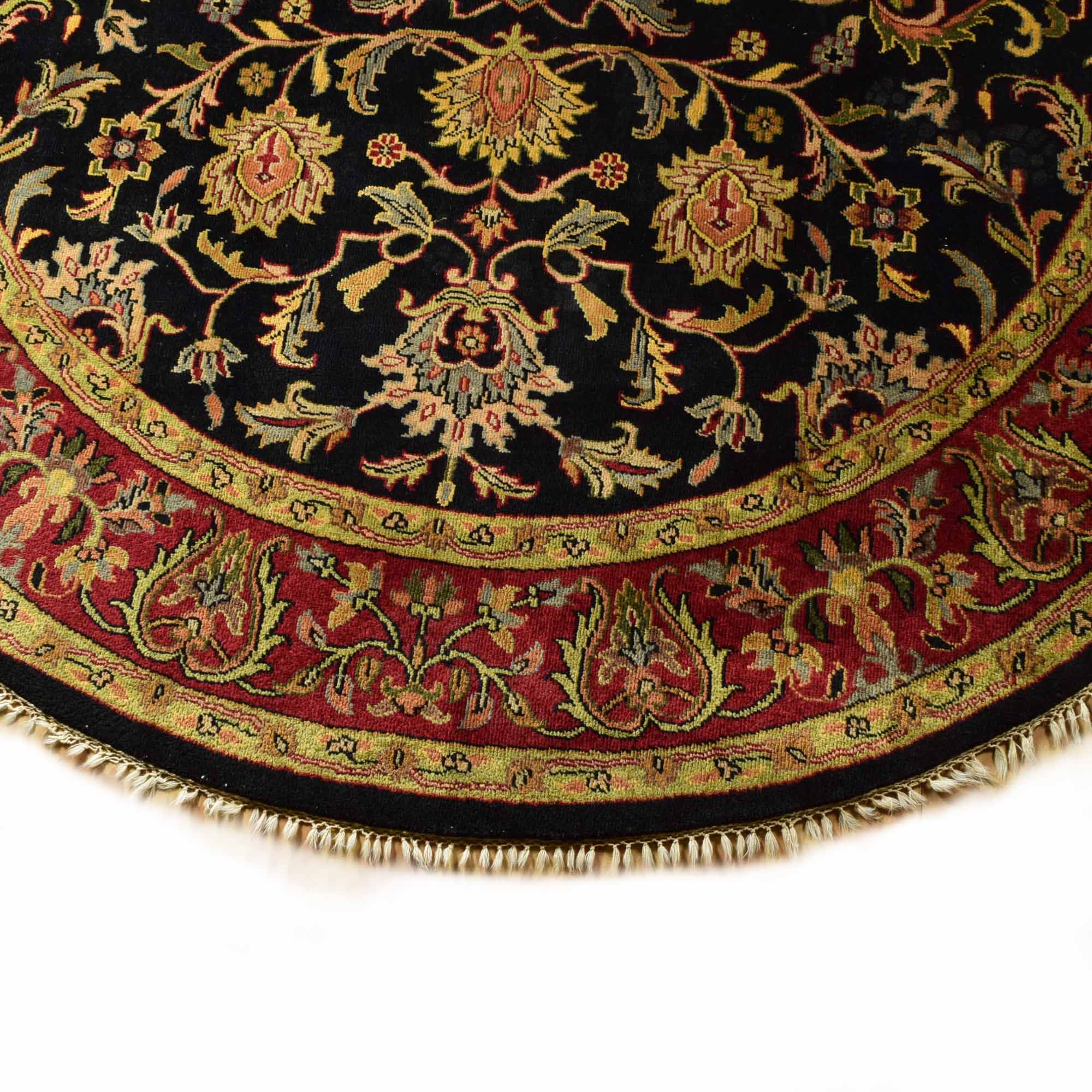 Round Agra Persian Style Rug
