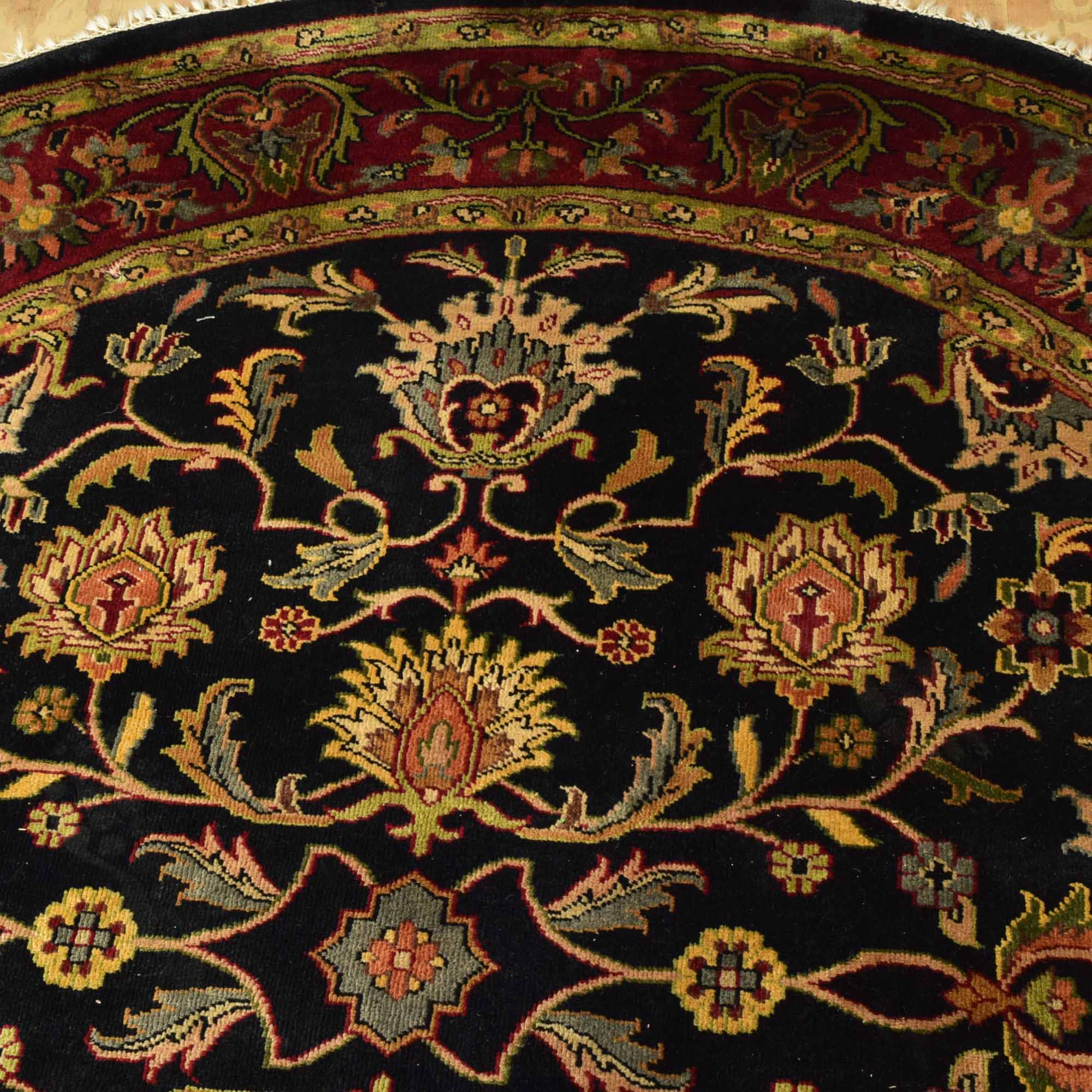 Round Agra Persian Style Rug