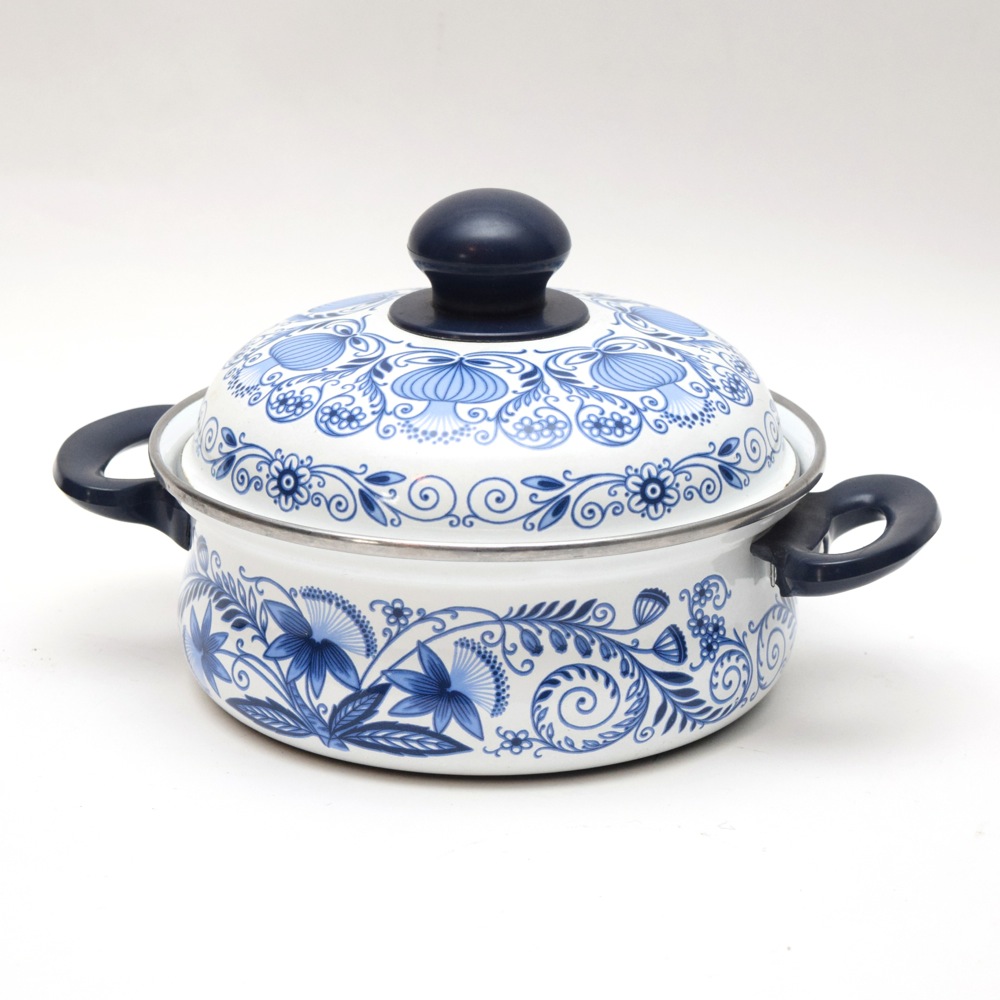 Vintage Austria Email Enameled Pot